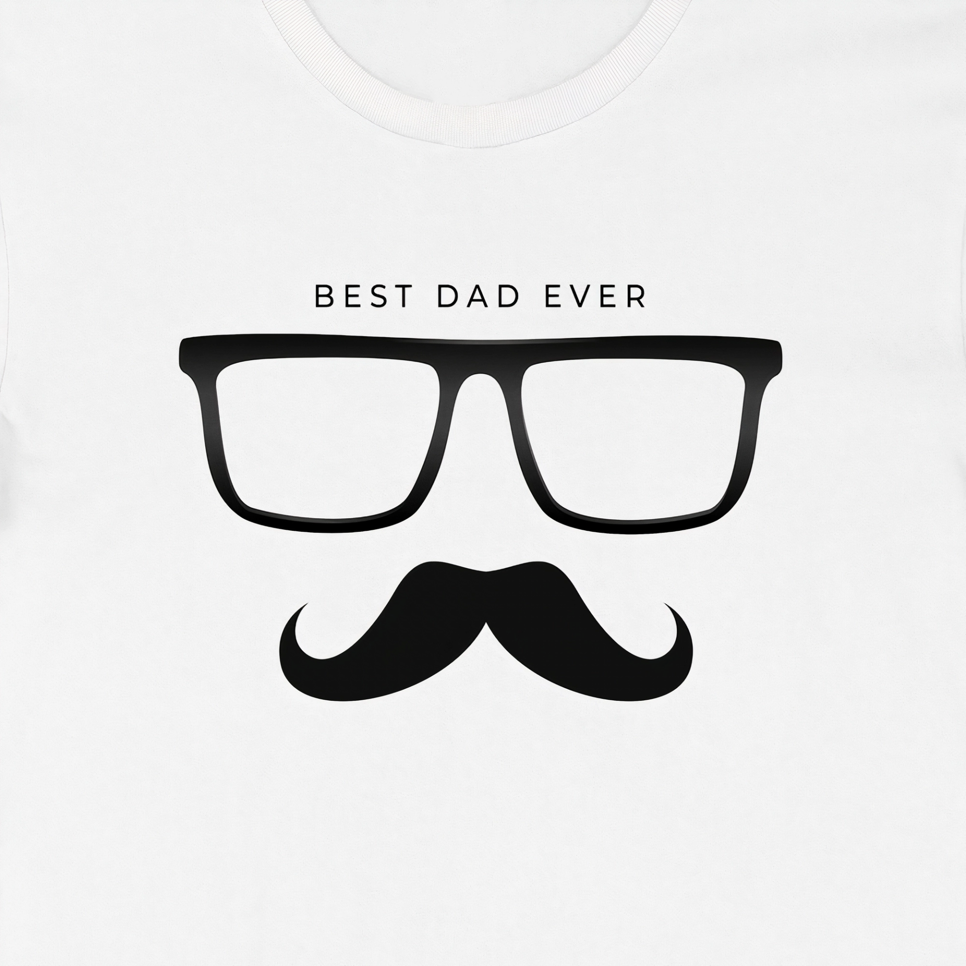 Babalar Günü Baskılı T-shirt - Beyaz