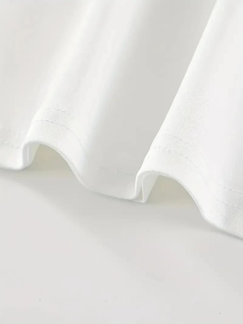 20/1 Penye CompackNew York Baskılı Oversize Kısa Kol Bisiklet Yaka T-shirt - Beyaz