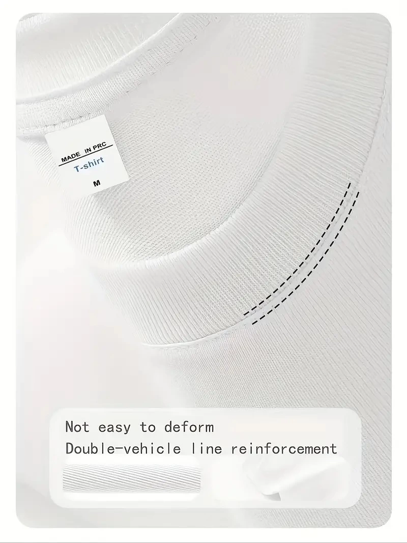 Day One Baskılı Oversize Bisiklet Yaka T-shirt - Beyaz