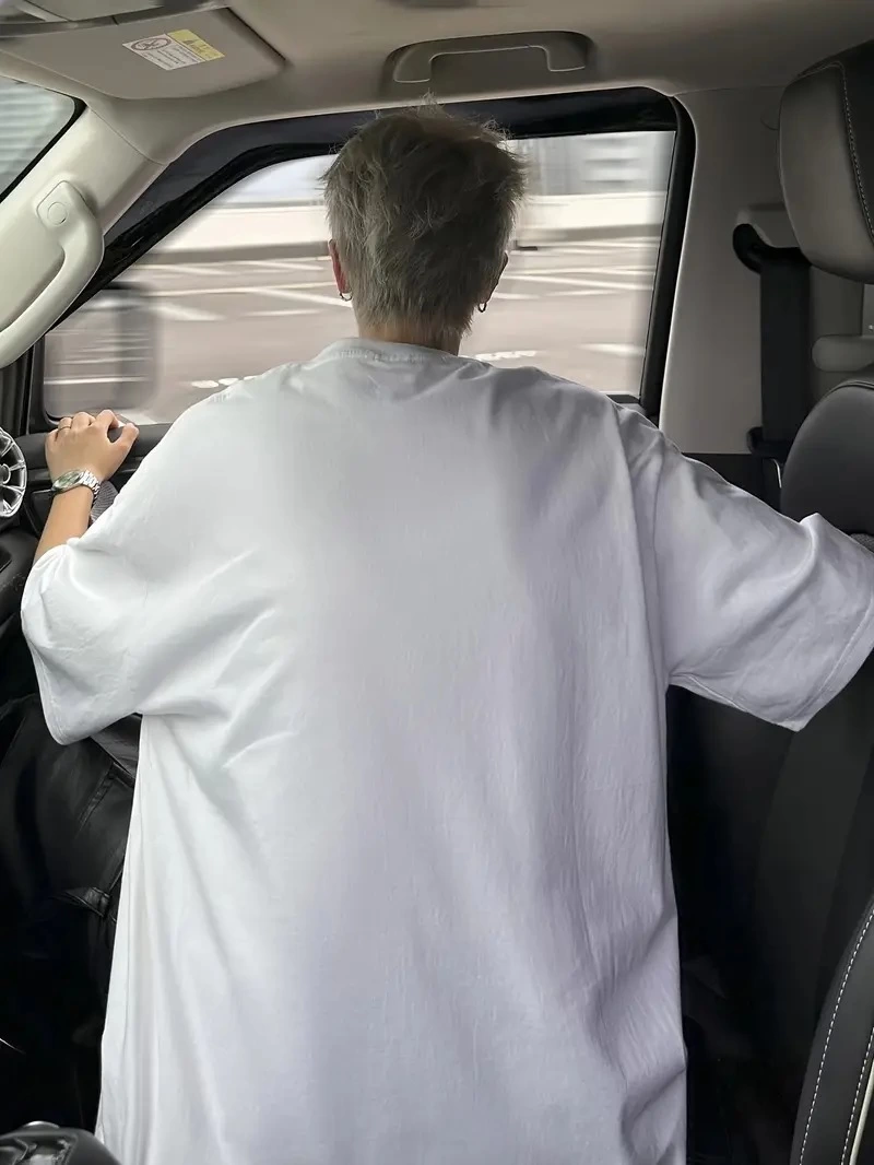 Baskı Erkek Oversive Tişört, Grafik Tişört Erkek Yazlık Outdoor Kıyafetleri, Sporda ve Günlük Giyime Uygun - Beyaz