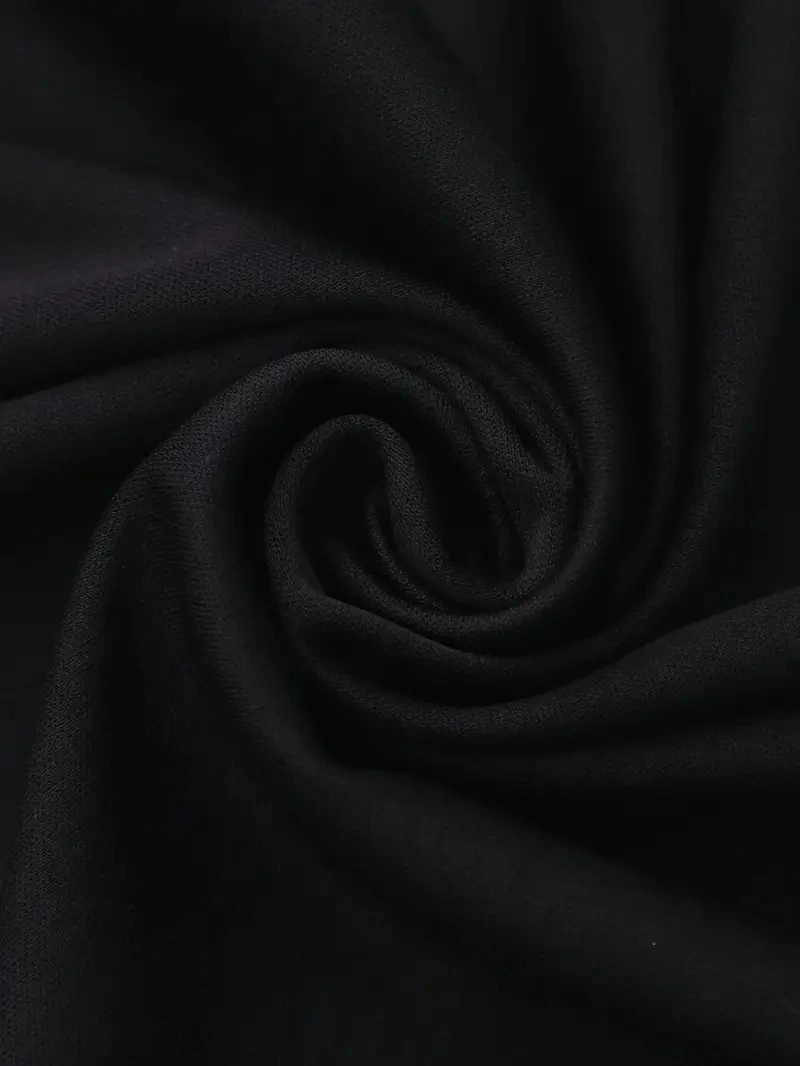 20/1 Penye Compack Baskılı Oversize Kahve Desenli Kadın Kısa Kol Yazlık T-shirt - Siyah