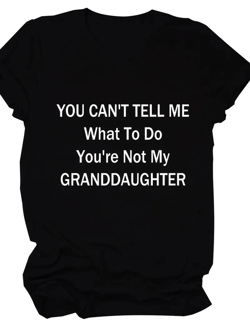 20/1 Penye Compack Baskılı Oversize Kısa Kol Bisiklet Yaka T-shirt - Siyah