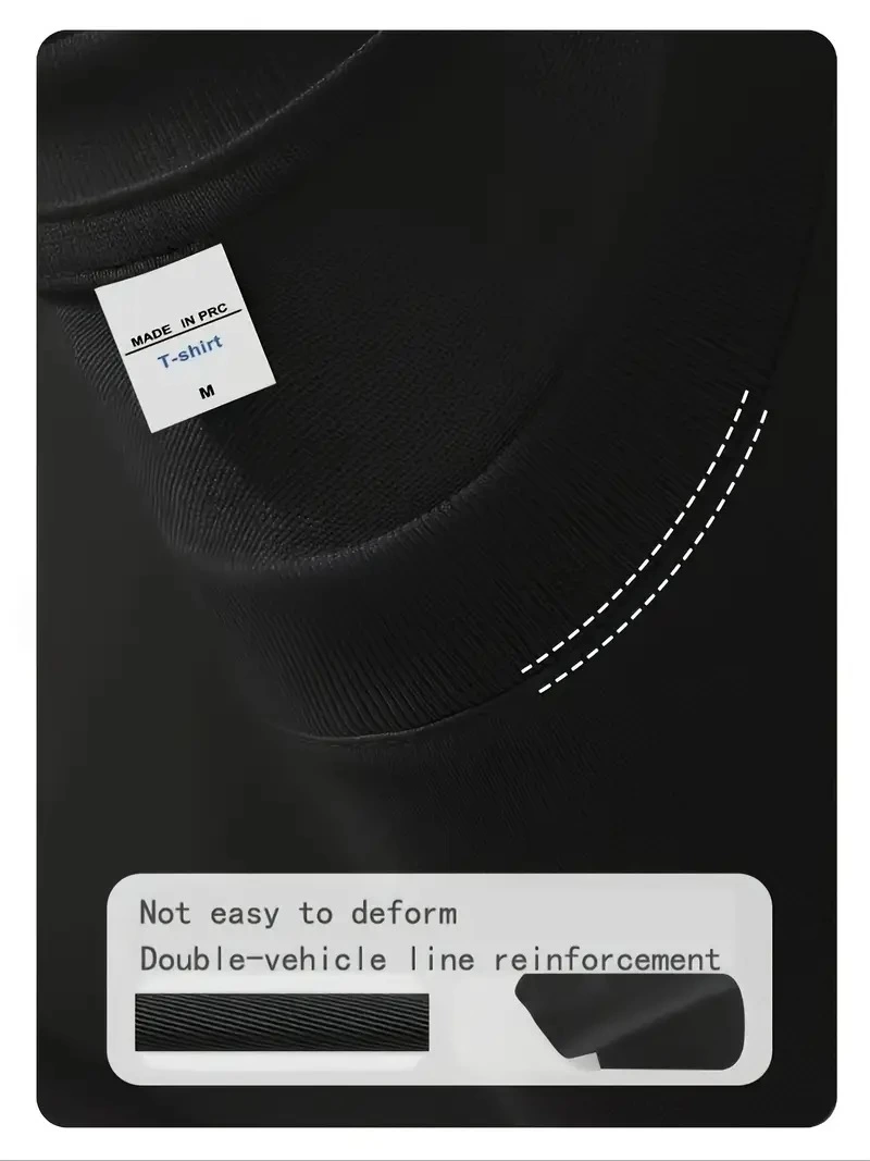 20/1 Penye Compack Day One Baskılı Oversize Bisiklet Yaka T-shirt - Siyah