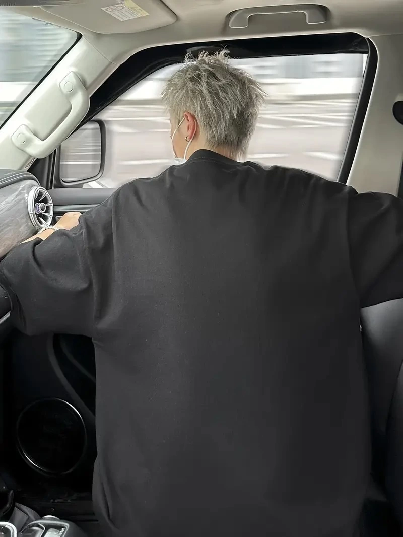 Baskı Oh Erkek Oversive Tişört, Grafik Tişört Erkek Yazlık Outdoor Kıyafetleri, Sporda ve Günlük Giyime Uygun - Siyah