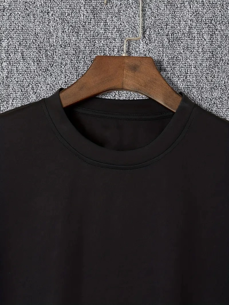 20/1 Penye Compack I TRIED TO WARN YOU. Baskılı Oversize Bisiklet Yaka T-shirt - Siyah