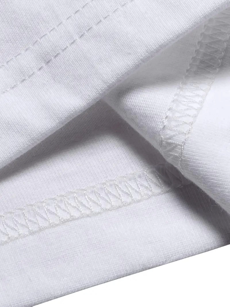 Geniş Kesim Pamuklu Tişört - "GANDHI The Project" Baskılı, Beyaz, Rahat Kesim, Kısa Kollu, Günlük Kıyafet, Her Gün Giyilebilecek Tişört- Beyaz